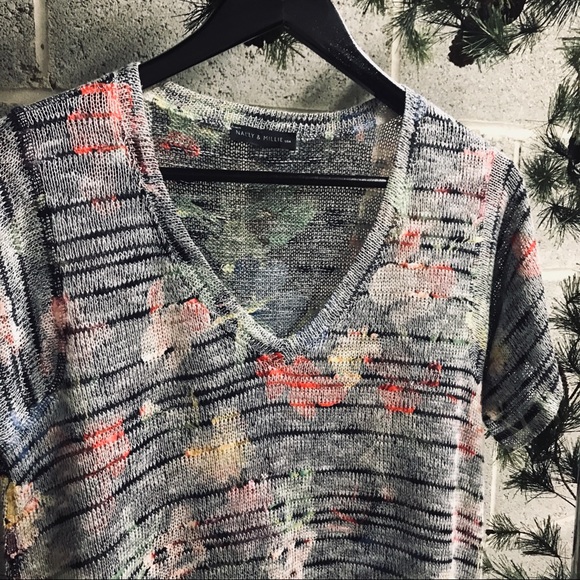 Anthropologie Tops - Anthropologie / Nally & Millie Burnout Print Tee